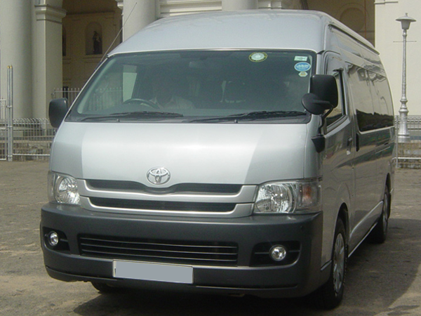 on hire by lespri car rentals sri lanka van KDH