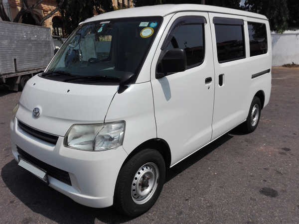 Self drive and with driver Toyota Town ace offered by Lespri car rentals sri lanka