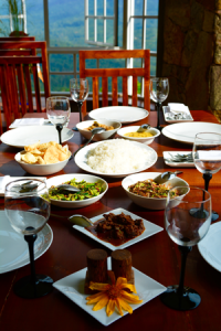 traditional sri lankan Rice and curry